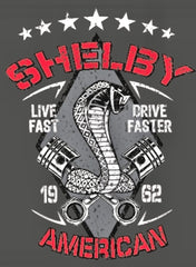 Shelby American - Live Fast, Drive Faster T-Shirt