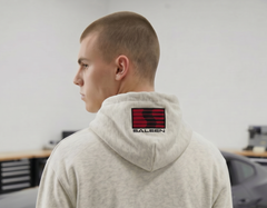 Saleen Embroidered Hoodie - Heather Oatmeal