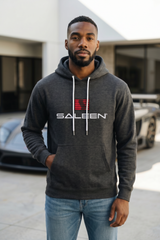 Saleen Embroidered Hoodie - Heather Charcoal