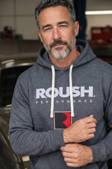 Roush Performance Embroidered Hoodie/Heather Charcoal