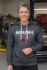 Roush Performance Embroidered Hoodie/Heather Charcoal