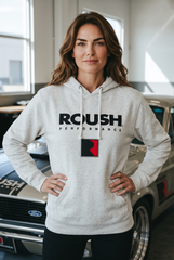 Roush Performance Embroidered Hoodie/Heather Oatmeal