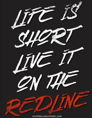 Life is Short/Redline decal
