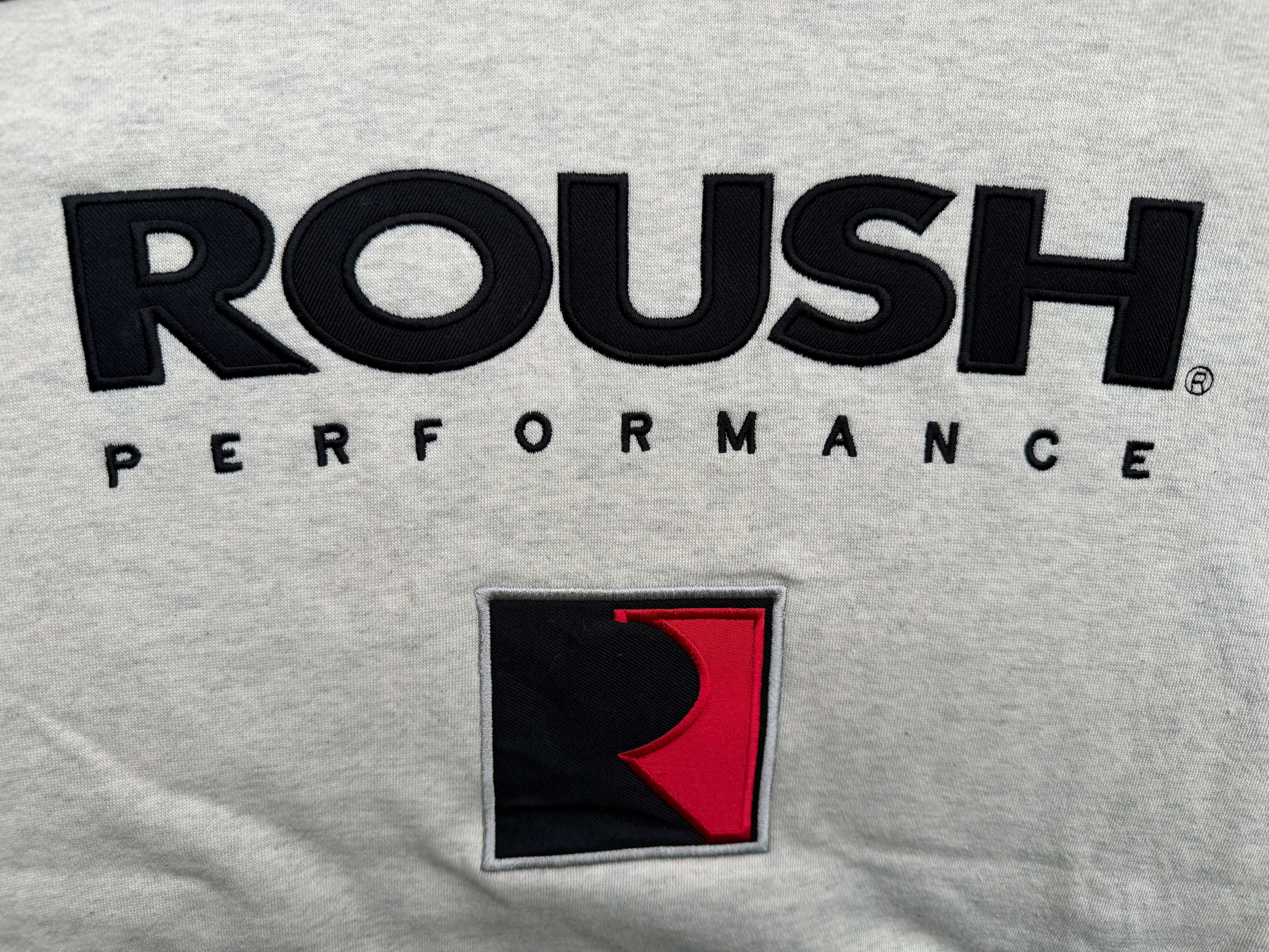 Roush Performance Embroidered Hoodie/Heather Oatmeal