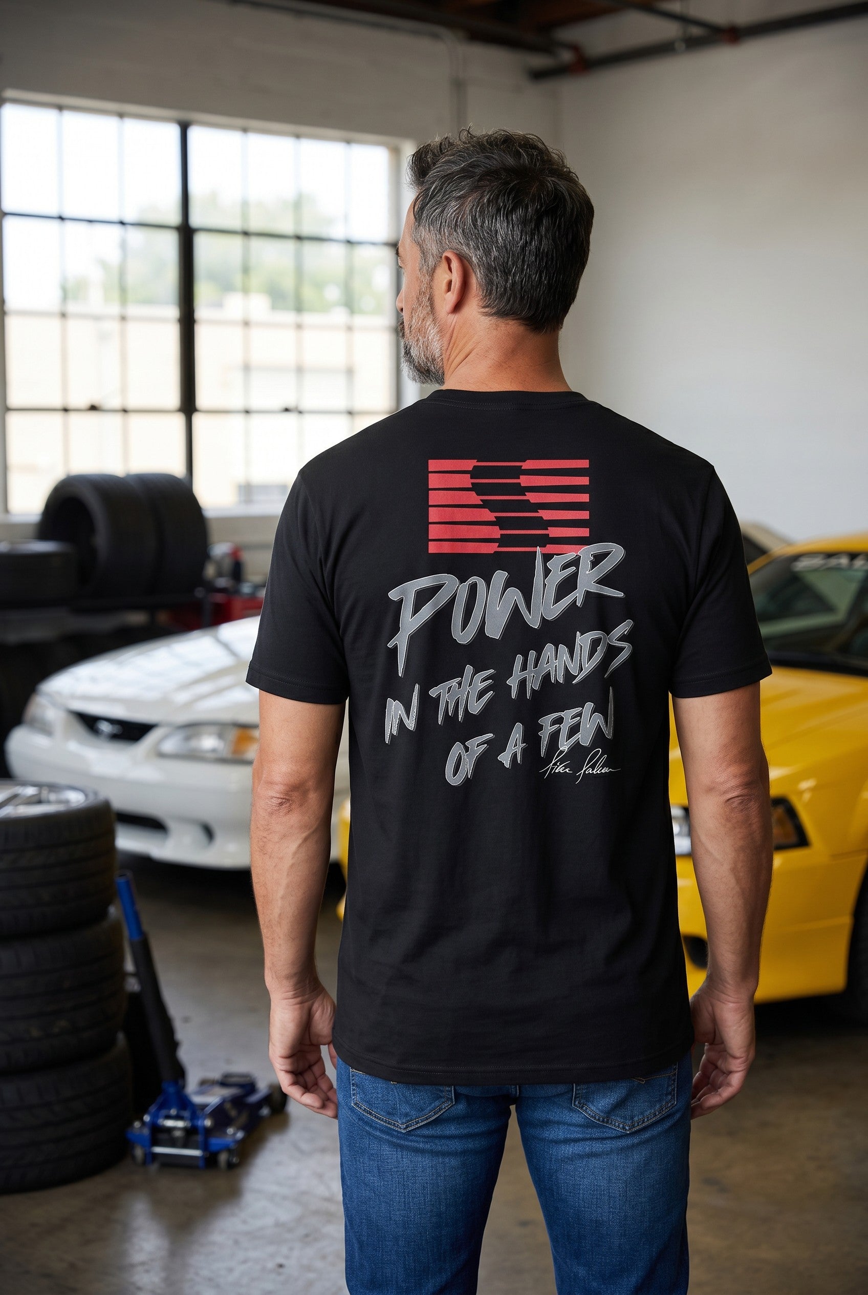 Saleen - Power in the hands of a few t-shirt
