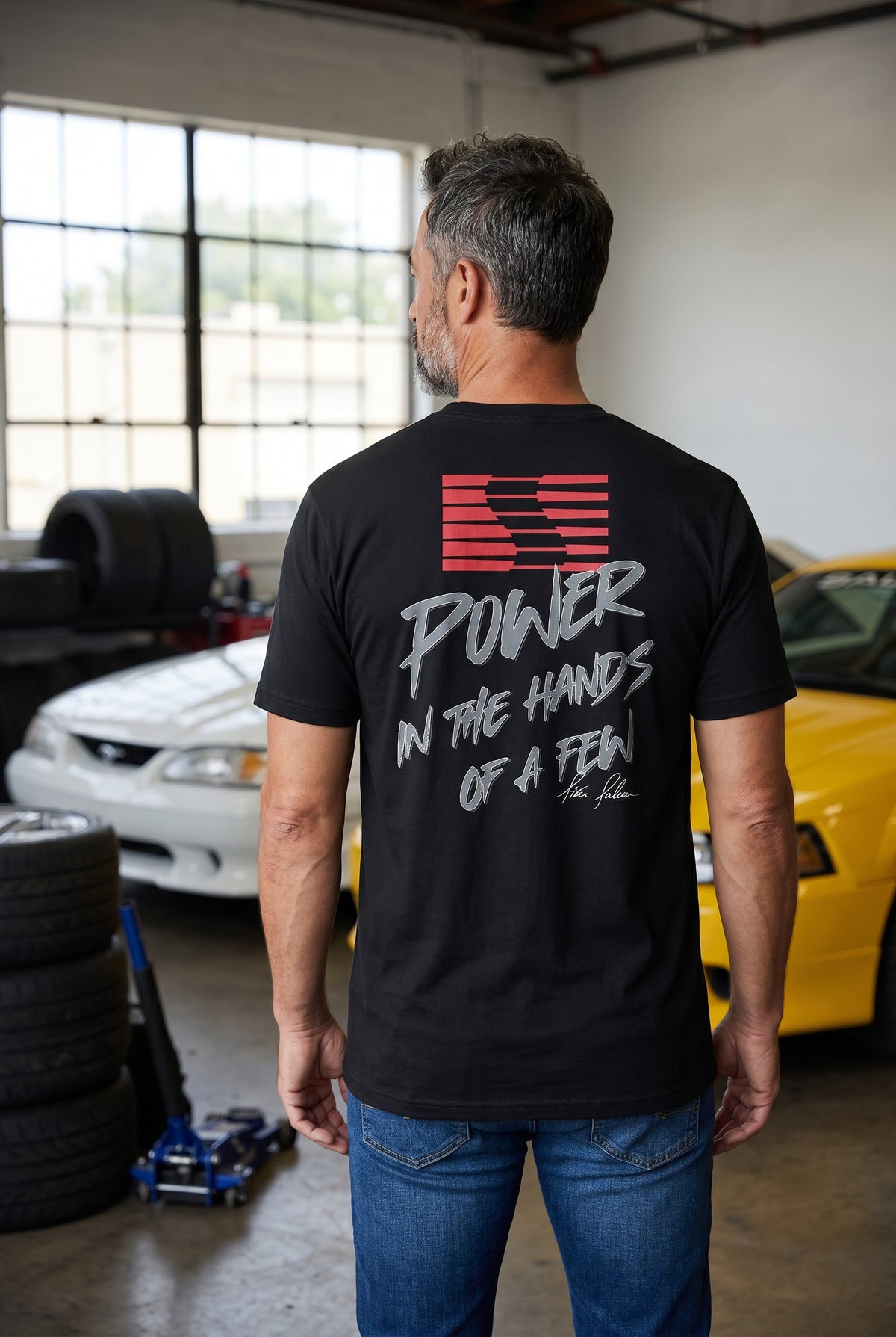 Saleen - Power in the hands of a few t-shirt