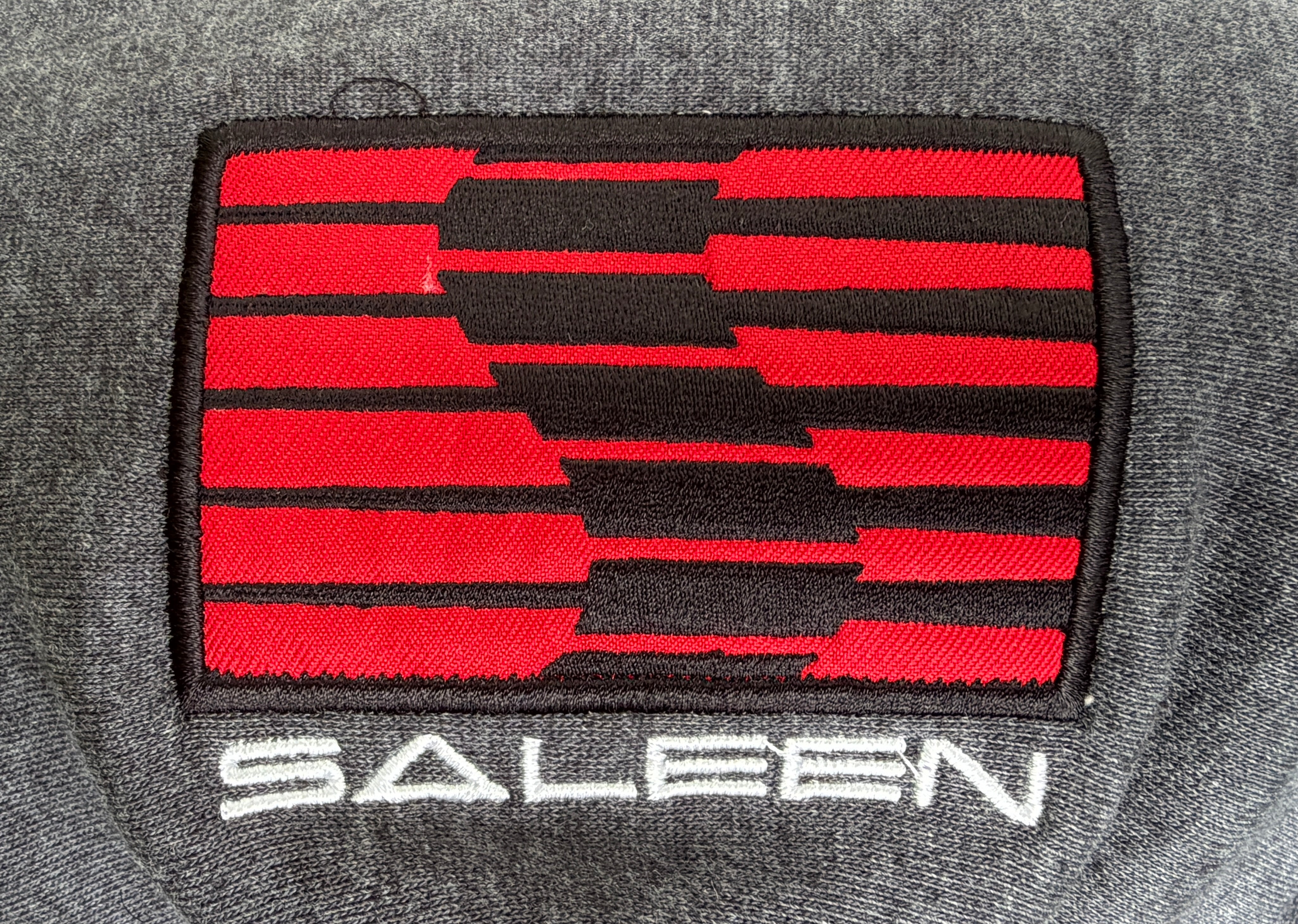 Saleen Embroidered Hoodie - Heather Charcoal