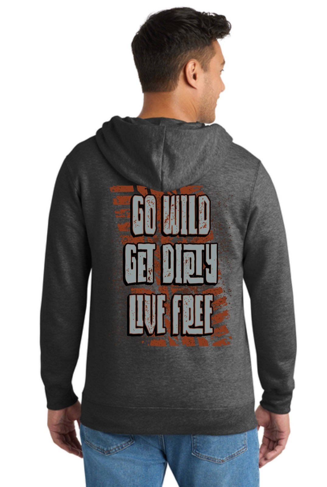 GO WILD • GET • LIVE FREE HOODIE