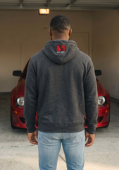 Saleen Embroidered Hoodie - Heather Charcoal