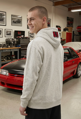 Saleen Embroidered Hoodie - Heather Oatmeal