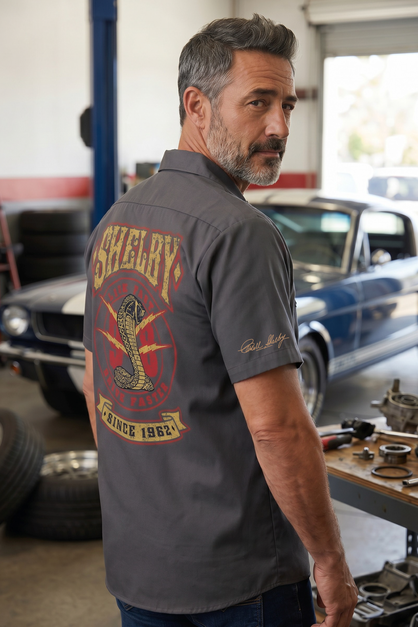 Shelby 98 Old School -Shop Shirt