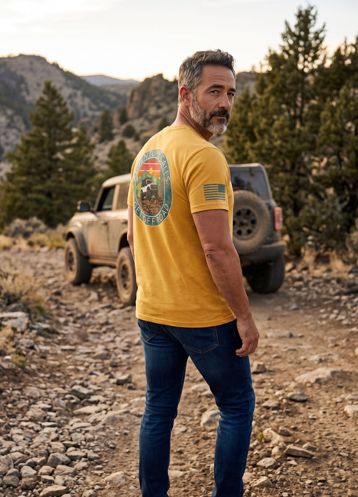 Adventure Calls-Get off-road tee