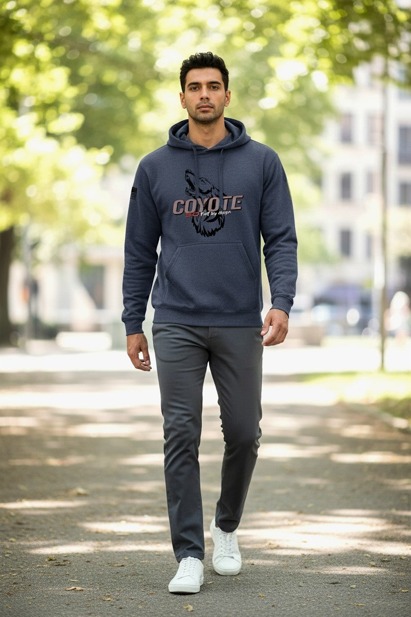 Fast by Design Coyote Hoodie